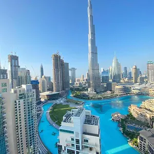  Appartement Durrani Homes - Luxury Living Besides Panoramic Fountain And Burj Khalifa View- Burj Khalifa Fireworks Émirats arabes unis